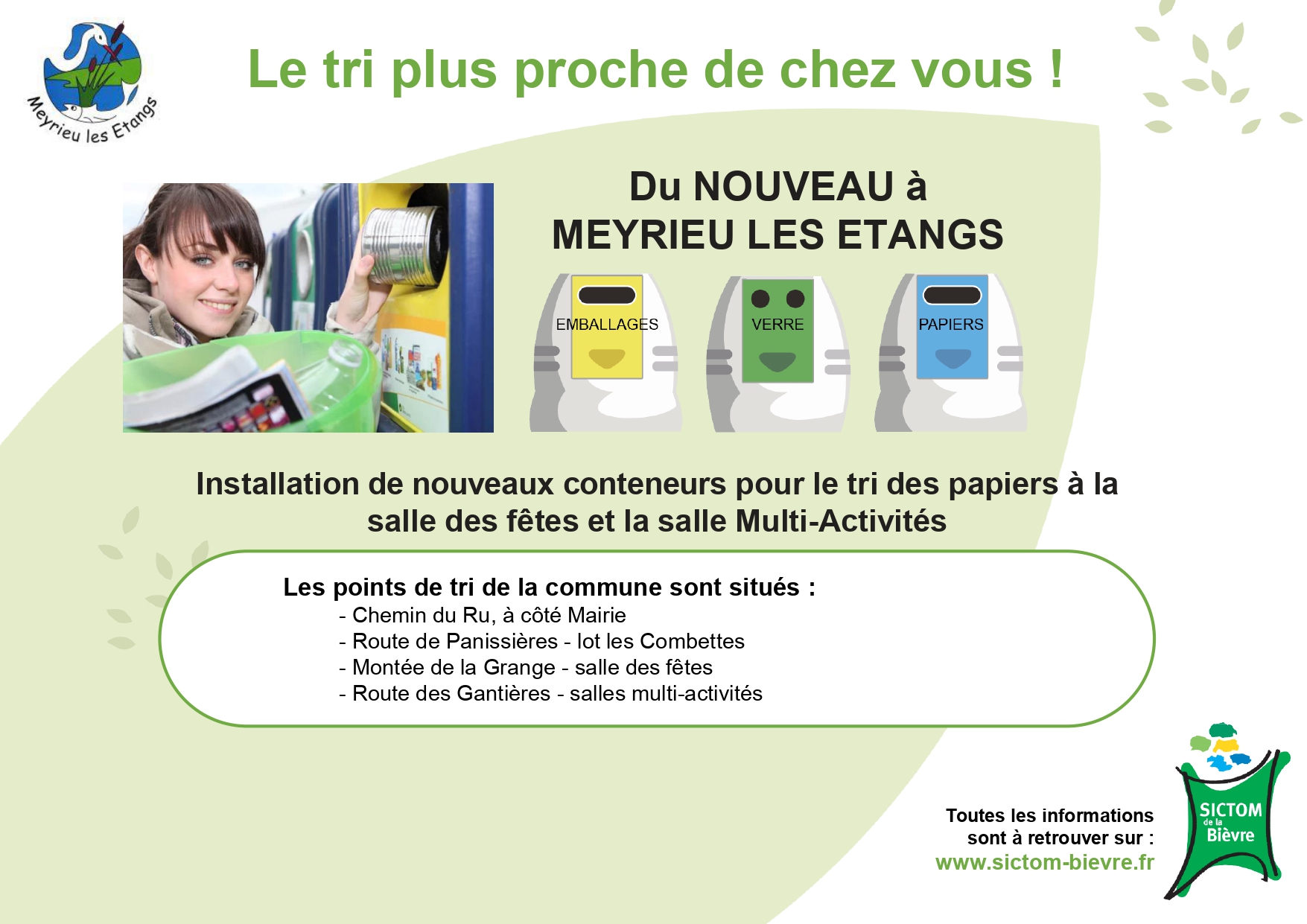 Déchèterie, tri, collecte des ordures ménagères